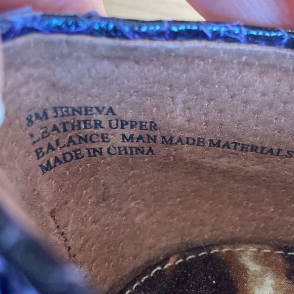 SAM EDELMAN Jeneva Purple Textured Leather Flats - Picture 9 of 9